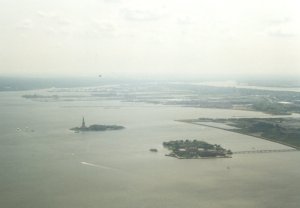 Statue of Liberty, far, far away - Click for a bigger image